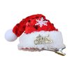 Totelux Christmas Hair Clips Sequins Red Santa Hat Hair Barrettes With Snowflakes Cute Alligator Clips Hair Accessories for Women Girls Christmas Party Supplies Cosplay Costumes accessories