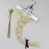 Full Shine Short Blonde Clip in Hair Extensions Human Hair Platinum Clip in Hair Extensions 3Pcs/Set Natural Extensions Human Hair Clip ins 60 Grams 10 Inch