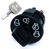 HD Switch Ignition Key Switch for John Deere Tractor LA LA100 LA105 LA110 LA115 LA120 LA125 LA130 LA135 LA140 LA145 LA150 LA155 LA165 LA175 & More - Mower Starter KeySwitch w/2 Keys & Free Keychain