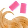 Baluue 12Pcs Foam Sponge Hair Rollers, Sponge Hair Curler, Self Adhesive Hair Curlers Hairdressing Tools for Woman (Rosy and Blue 6pcs for Each)