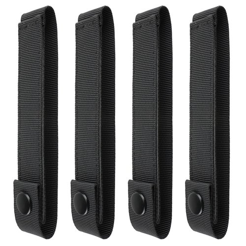 WYNEX Molle Strap 6 inch, Tactical Molle Strap Molle Webbing Straps Attachment Snap Strap Nylon Thumb Snap Straps 4 Packs