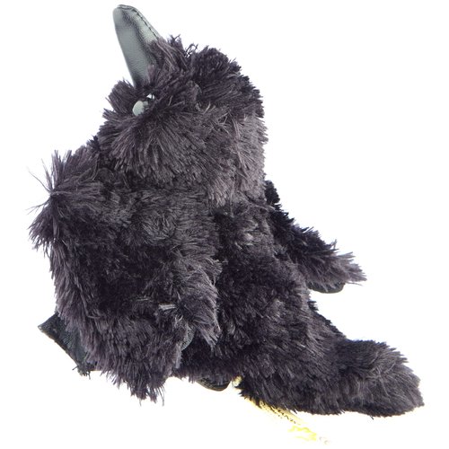 Folkmanis Mini Raven Finger Puppet, Multicolor (2698)
