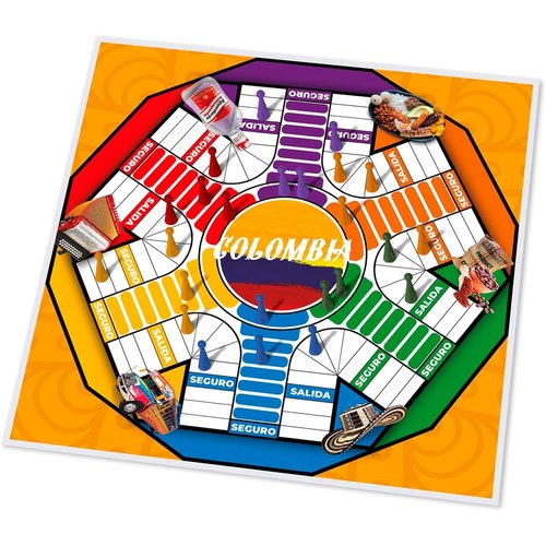 PARQUES MAGNÉTICO Colombiano para 2 a 6 Jugadores Colombian Parques Board Game, Parcheesi Board Game, Juegos De Mesa para Adultos, Productos Colombianos, Colombia