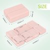FYY Daily Pill Organizer,2 Pcs 7 Compartments Portable Pill Case Travel Pill Organizer,[Folding Design]Pill Box for Purse Pocket to Hold Vitamins,Cod Liver Oil,Supplements and Medication-Pink+Navy