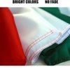 REIDFERR Mexican flag 3x5 Double Sided Mexico Flag Vivid Color Polyester Mexican MX National Flags Long Lasting with 2 Brass Grommets for Outdoor Car Hood Room Wall