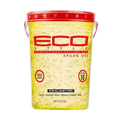 Eco Style Professional Styling Gel Argan Oil Max Hold 80 Fl Oz (Pack of 2)