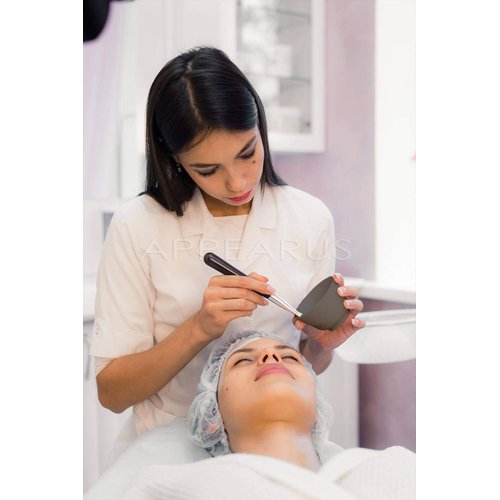 APPEARUS Face Mask Mixing Bowl 3-Pc Set - Professional Spa Facial Mask Mixing Tool (Dark Gray)