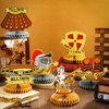 Jetec 9 Pcs Armor of God Honeycomb Centerpieces Bible Verse Religious Themed Party Decorations 3D Armor Knight Medieval Table Decor for Table Party Supplies