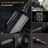 Survival Shovel Folding Tactical Shovel Aerospace-Grade Aluminum Camping Shovel Multifunctional Multitool Ultra-Light & Solid Collapsible Spade Emergency Kit with Carry Bag (26.6")