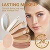 FantasyDay 5 Colors Long-Lasting Lightweight Multi-layer Matte Loose Setting Powder Pressed Face Makeup Concealing Shading Powder Foundation for All Skin Tones, Minimizes Fine Lines & Imperfections