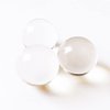 DSJUGGLING 3pcs of 1.5 Inches Clear Acrylic Contact Juggling Balls, 38mm Transparent Acrylic Ball Set