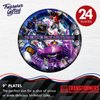 Treasures Gifted Officially Licensed Transformers Plates 24ct - 9in Transformers Party Plates Decepticons - Transformers Birthday Decorations - Transformers Birthday Party Supplies
