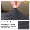 Easy-Going Stretch Cushion Cover Sofa Cushion Furniture Protector Sofa Seat Sofa slipcover Sofa Cover Soft Flexibility with Elastic Bottom(Sofa Cushion,Dark Gray)