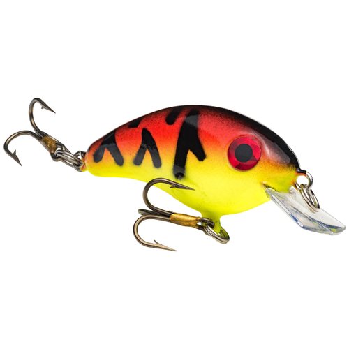 Strike King (HCBPM-430) Bitsy Pond Minnow Crankbait Fishing Lure, 569 - Green Tomato, 3/32 oz, Irresistible to Fish