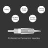 Permanent Needles Makeup Eyebrow Needles Makeup Tattoo Needles 3R/3P Permanent Pen Makeup Needle Cartridge for Eyeliner 10 Pcs/Set(EN51-3R)