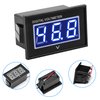 HUSUKU 12V 24V 36V 48V LED Digital Volt Meter Battery Meter Gauge led Voltage Display for Golf Cart Club Car EZGO Yamaha (Blue)