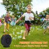 Bubble Machine Automatic Bubble Blower for Kids Toddlers Rechargeable Battery Portable Bubble Maker Electric Bubble Machine Auto Rotating 90°/360° Outdoor Toy for Birthday Party Wedding