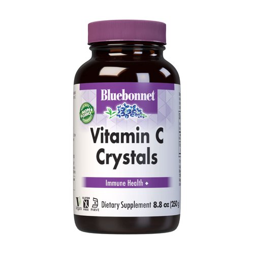 Bluebonnet Nutrition Vitamin C Crystals, for Immune Health, for Antioxidant Protection, Soy Free, Gluten Free, Non-GMO, Kosher, Dairy Free, Vegan, Powder, 8.8 oz (250 g)
