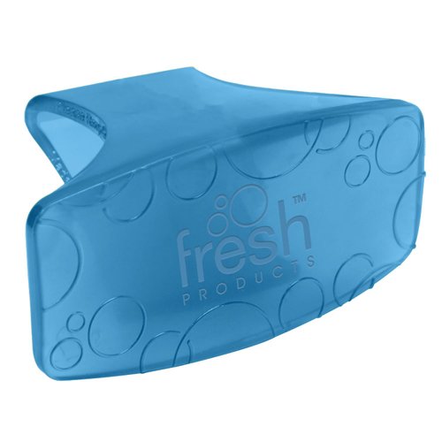 Fresh Products Eco Bowl Clip, Air Freshener, Toilet Freshener, Trash Freshener, Chemical-Free, Natural Oils, Discreet - Cotton Blossom Fragrance, Blue, Made In USA, 12pk