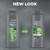 DOVE MEN + CARE Men 2 in 1 Shampoo and Conditioner Lime + Cedarwood For Healthy-Looking Hair Naturally Derived Plant Based Cleansers 20.4 OZ