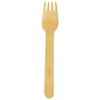 Perfect Stix Disposable Wooden Forks. 100% All- Natural Wooden Compostable Forks 6" Length (Pack of 100)
