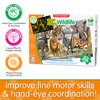 The Learning Journey Puzzle Doubles Glow in the Dark - Wildlife - 100 piece puzzles, glow in the dark puzzle for kids puzzles ages 4-8, Award Winning Educational Toys