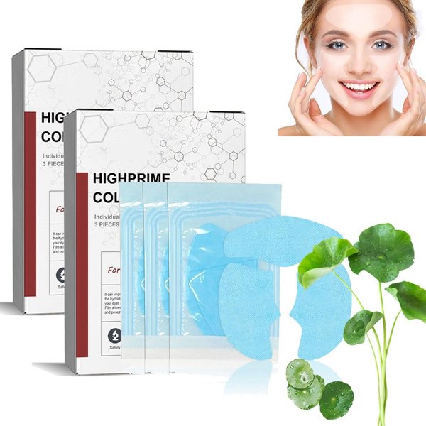 Generic Skynpure - Pure Collagen Films, Skynpure Collagen Mask, Skynpure Highprime Collagen Film For Face, Melting Collagen Film For Face,Collagen Absorbing Films [2psc], Blue