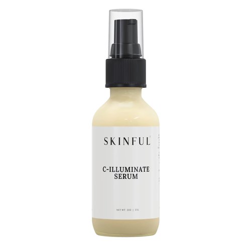 Skinful C-Illuminate Vitamin C Serum for Face with Hyaluronic Acid - 2oz