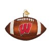 Old World Christmas Ornaments: University of Wisconsin Badgers Glass Blown Ornaments for Christmas Tree, Football