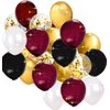 Graduation Decorations Maroon Gold 2024/Burgundy Graduation Party Decorations/Maroon Gold Black Burgundy Black Gold White Balloons FSU/Wizard Party Decorations/Burgundy Gold Birthday