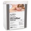 ForPro Professional Collection Premium Microfiber 3-Piece Massage Sheet Set, White, Ultra-Light, Stain, and Wrinkle-Resistant includes Massage Flat and Fitted Sheet and Massage Face Rest Cover