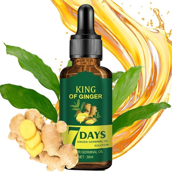 Biotin Hair Growth Serum for Hair Loss Treatment and Regrowth - Natural Ginger Essential Oil for Stronger, Thicker and Longer Hair for Women & Men (1.0 Fl Oz / 30ML)