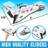 Playbees Space Shuttle Gliders - 24 Pack - Space Themed Party Favors & Birthday Supplies - Mini Ship Toys, Outer Space Decorations, Crafts, Games, Astronaut Shuttle Science Kits & Crafts for Kids