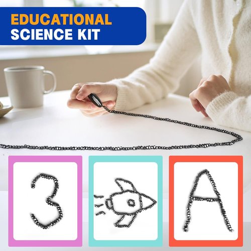 Cool Fidget Magnet Ferrite Putty, Slime Putty Party Favors, Magnetic Stones Eggs with Rattle Fidget Magnets Snake Eggs, EDC Desk Toy, Slime Putty & Science Kit Gift