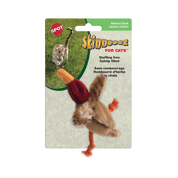 Skinneeez Duck Cat Toy, 3" Assorted Sold Individually