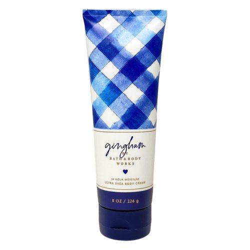 Bath & Body Works Gingham 2 Piece Bundle - Body Cream and Body Scrub - Full Size