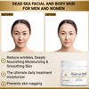 Bold Beautiful Cosmetics Dead Sea Mud Mask for Face and Body - Made in Jordan - Moisturizing Deep Cleansing for Acne and Blackheads - Natural Skincare for Women and Men - 7.05 oz
