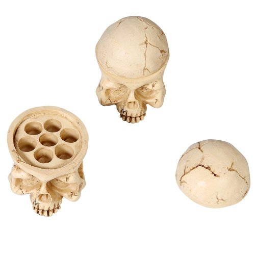 Tattoo Ink Cup Holder,New Star Tattoo 7 Holes Hard Skull Resin Tattoo Ink Cap Cup Holder Stand For Tattoo Supplies Permanent Makeup Tattoo Kit Tattoo Accessory