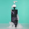 Dr. Natural Activated Charcoal Liquid Soap - Anti Acne and Blemishes - Deep Cleansing Body Wash - Gentle Body Soap for Clear Skin - Lavender - 16 oz
