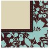 Cocoa Floral Beverage Napkins