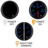 GlowShift Tinted 7 Color 60 PSI Turbo Boost Gauge Kit - Includes Mechanical Hose & Fittings - Black Dial - Smoked Lens - for Diesel Trucks - 2-1/16" 52mm