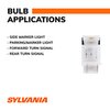 SYLVANIA - 3157 LED Amber Mini Bulb - Bright LED Bulb, Ideal for Park and Turn Lights (Contains 2 Bulbs)