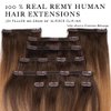 Clip-In Hair Extension Set by Joi Hair, Clip Sewn Machine Weft, Premium Remy Human Hair, Full Set for Full Head, 120g, 160g, 220g 20" (160 Grams Joi Fuller for Medium Density, #826 Baby Ash Blonde)