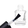 AHIER Empty Nail Polish Clear Bottles with Brush Cap Funnel and Mixing Ball(7ml 5p)