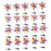 24pcs Windmill Hairpin Pinwheel Hair Bows Cartoon Hair Kids Favor Hair Barrettes Pinwheel Hair Clips Kids Hair Mini Clips for Hair Girls Metal Iron Clip Child Accessories