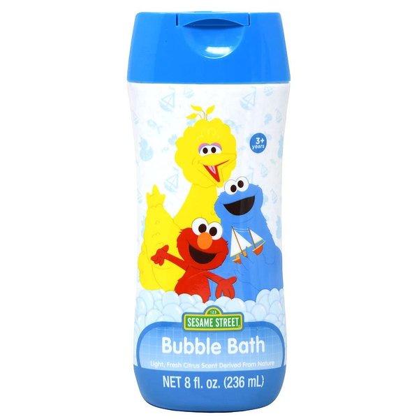 Sesame Street Bubble Bath 8Fl Oz Parabens Free, Non-Toxic, Light Fresh Citrus Scent (Pack of 1)