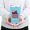 Railroad Party Crossing - Steam Train Birthday Party or Baby Shower Favor Popcorn Treat Boxes - Set of 12