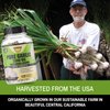 Happi Mi Nutrition Organic Garlic Capsules 2500mg, California US Grown, Immune Support, Healthy Cholesterols and Heart, Cardiovascular, Extra Strength