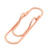 NELJIBEHU Metal Pen Clips in Gold/Silver/Rose Gold - Pack of 12 Paperclip Pen Holders for Notebooks and Papers, Metal Pen Clip Holder and Pen Holder Clip Included