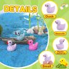 CozyWhimsy Mini Ducks 300 Pack Tiny Duck Figurines Bulk for Miniature Dollhouse Decor Accessories Garden Aquarium Potted Ornament Party Toys DIY Charms Office Classroom Activity to Hide